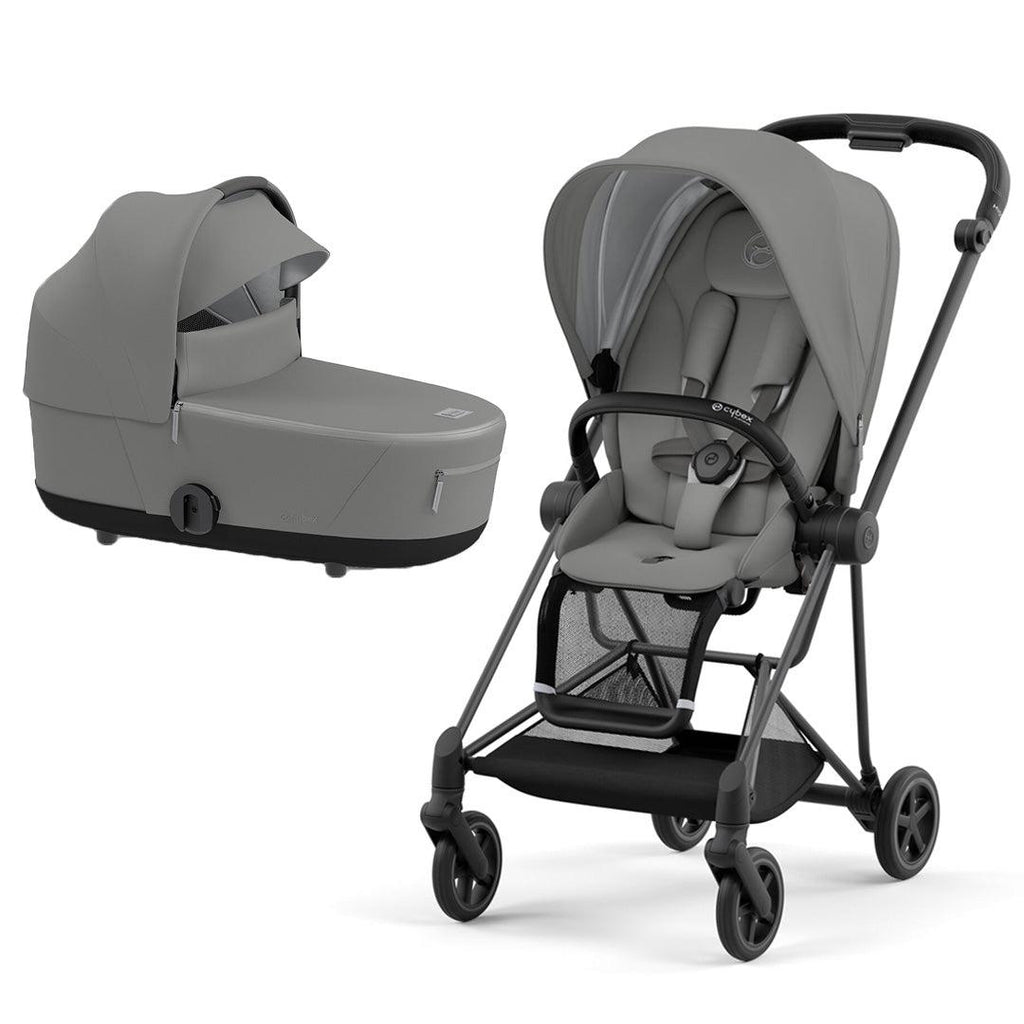 CYBEX MIOS Pushchair - Soho Grey - Stroller - The Baby Service - Matt Black - Lux Cot