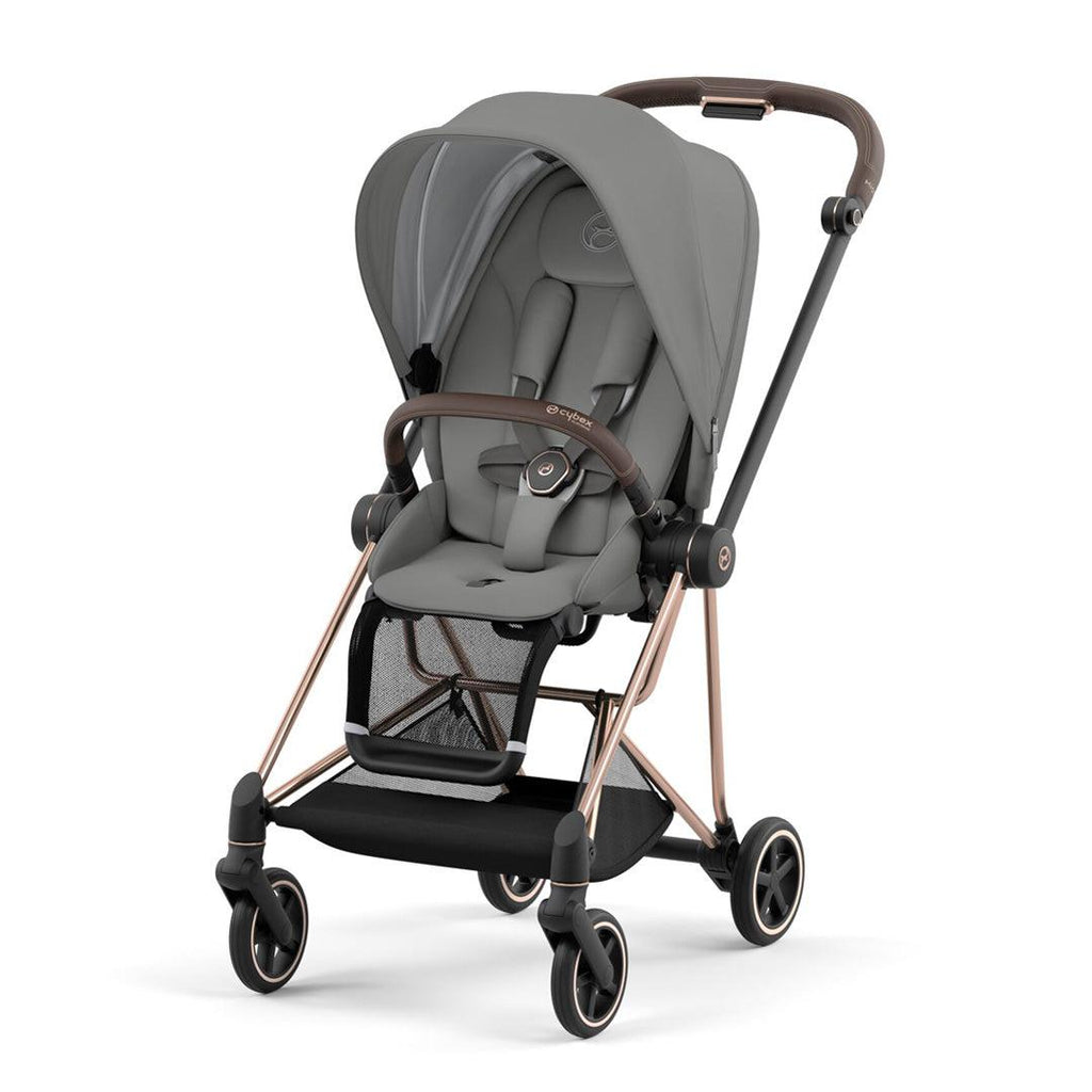 CYBEX MIOS Pushchair - Soho Grey - Stroller - The Baby Service - Rose Gold