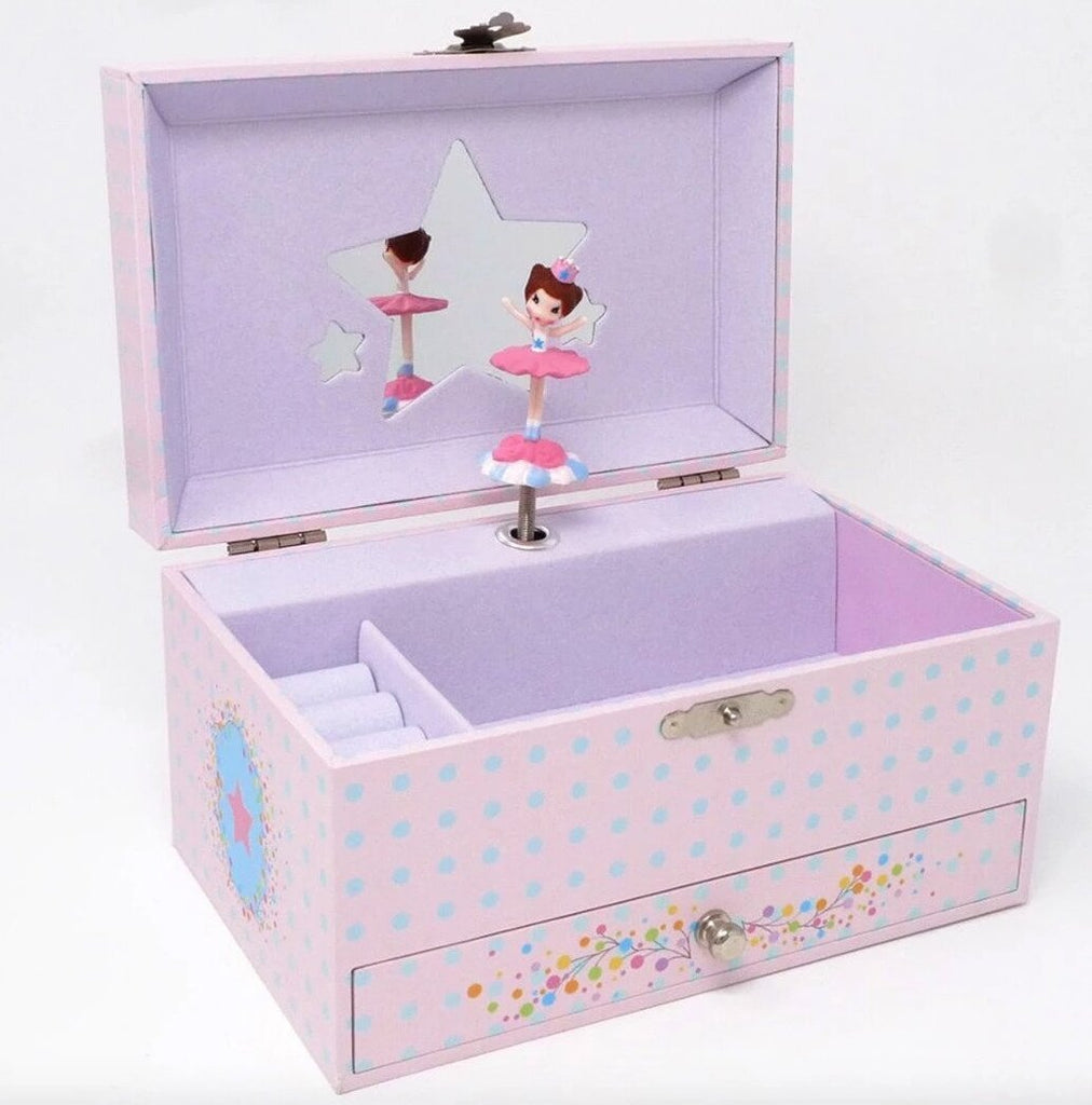 Djeco Ballet Ballerina Music Box - Jewellery Box Girls Keepsakes 