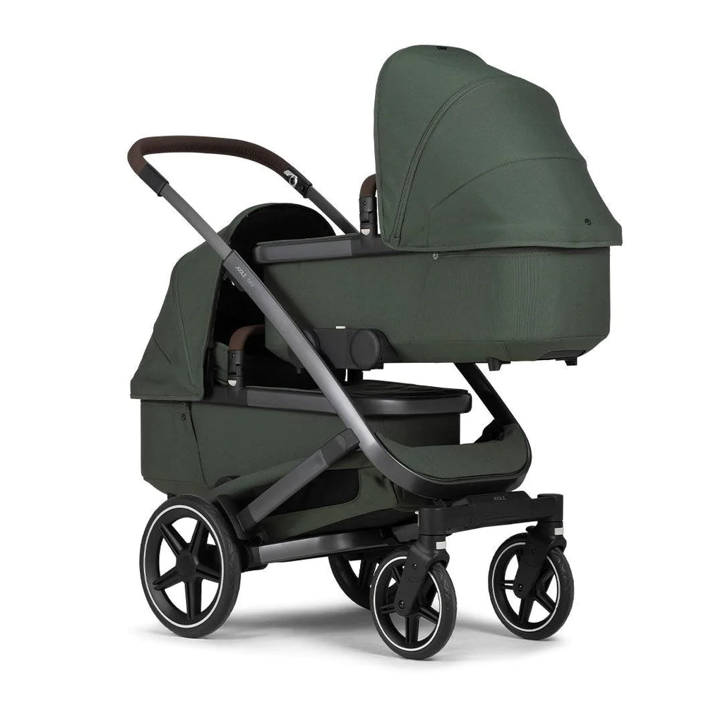 Joolz Geo3 Twin Pushchair - Stroller - The Baby Service - Urban Green - Bassinets