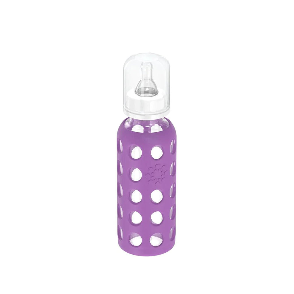 Lifefactory Glass Baby Bottle - Grape (265ml) - The Baby Service