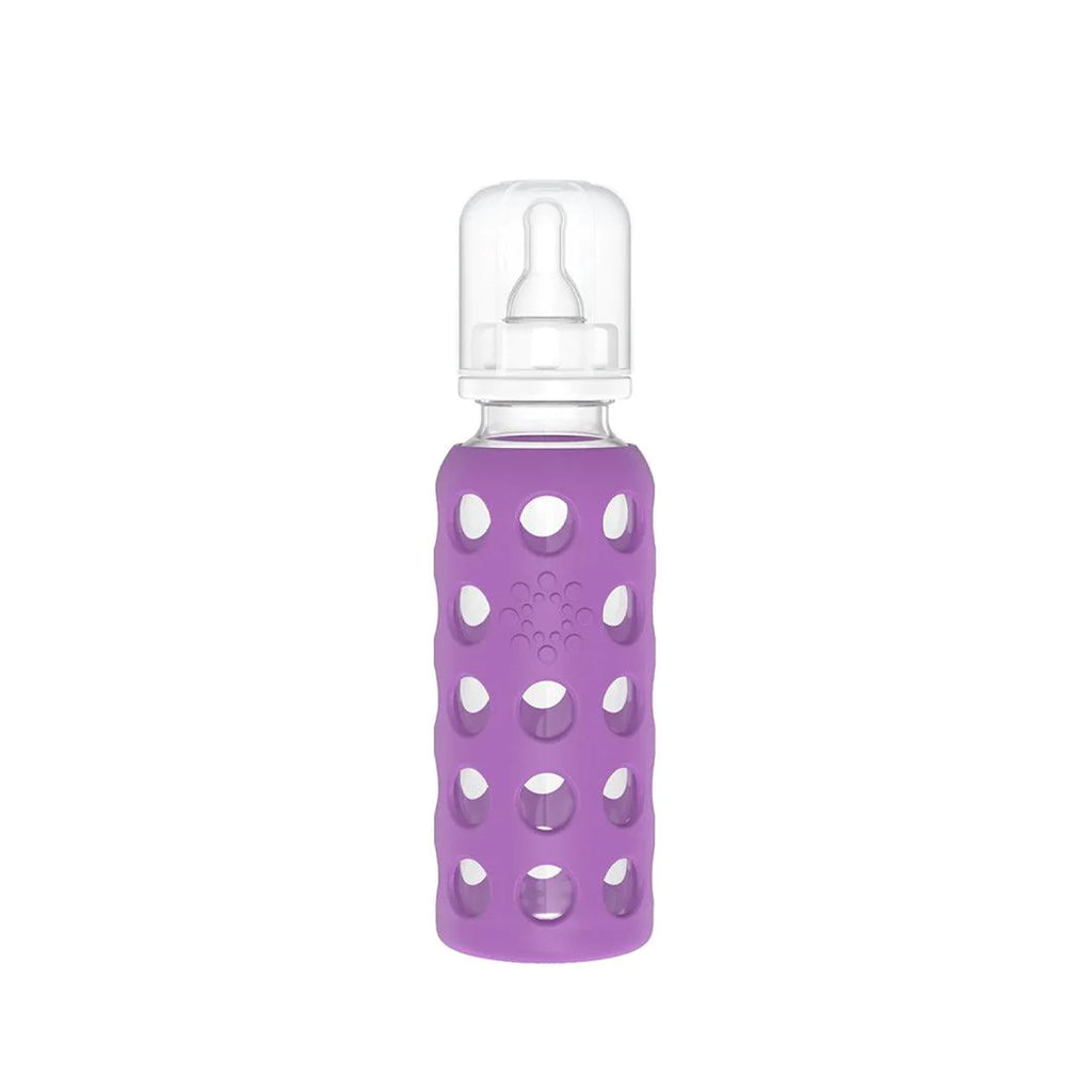 Lifefactory Glass Baby Bottle - Grape (265ml) - The Baby Service