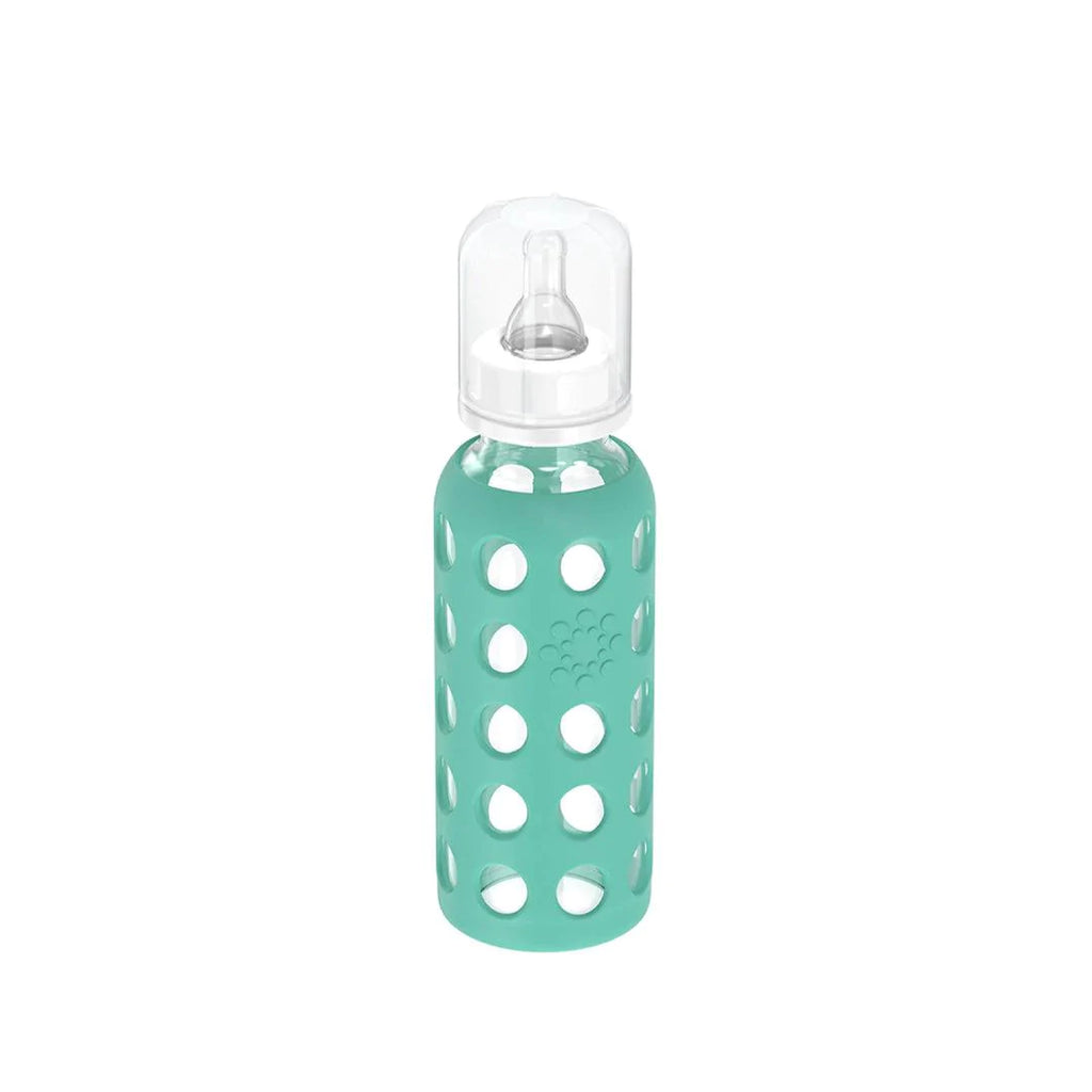 Lifefactory Glass Baby Bottle - Kale (265ml) - The Baby Service