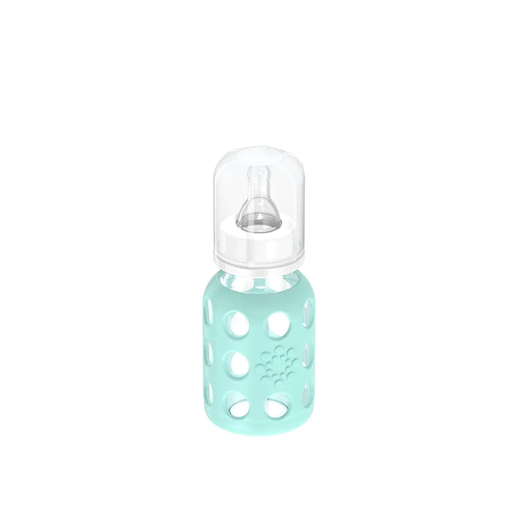 Lifefactory Glass Baby Bottle - Mint (120ml) - The Baby Service