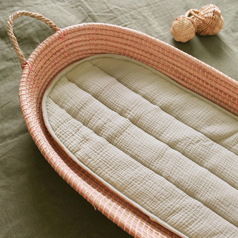 Luxe Organic Cotton Liner for Reva - Seafoam - Olli Ella - The Baby Service
