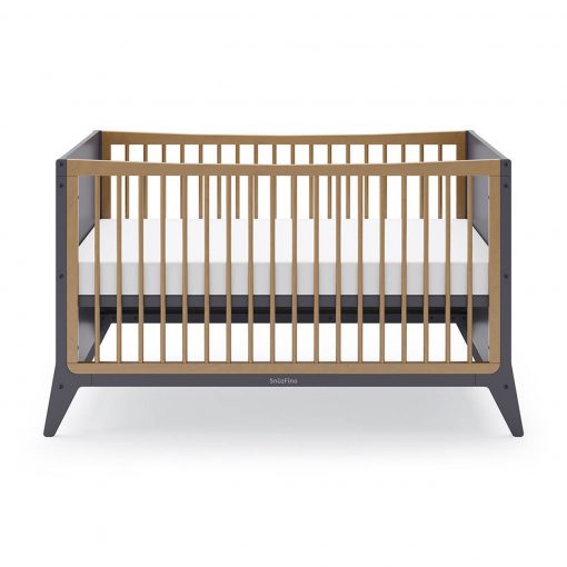 SnuzFino Cot Bed - Slate - Nursery Crib - The Baby Service