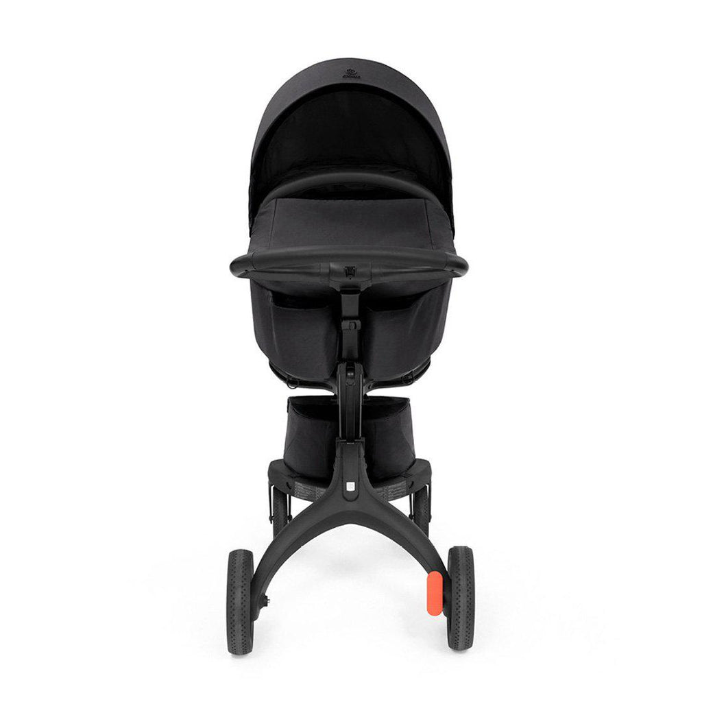 Stokke Xplory X Carrycot - Rich Black - Pushchairs - The Baby Service - Front View