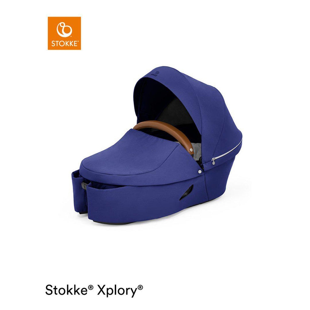 Stokke Xplory X Carrycot - Royal Blue - Pushchairs - The Baby Service