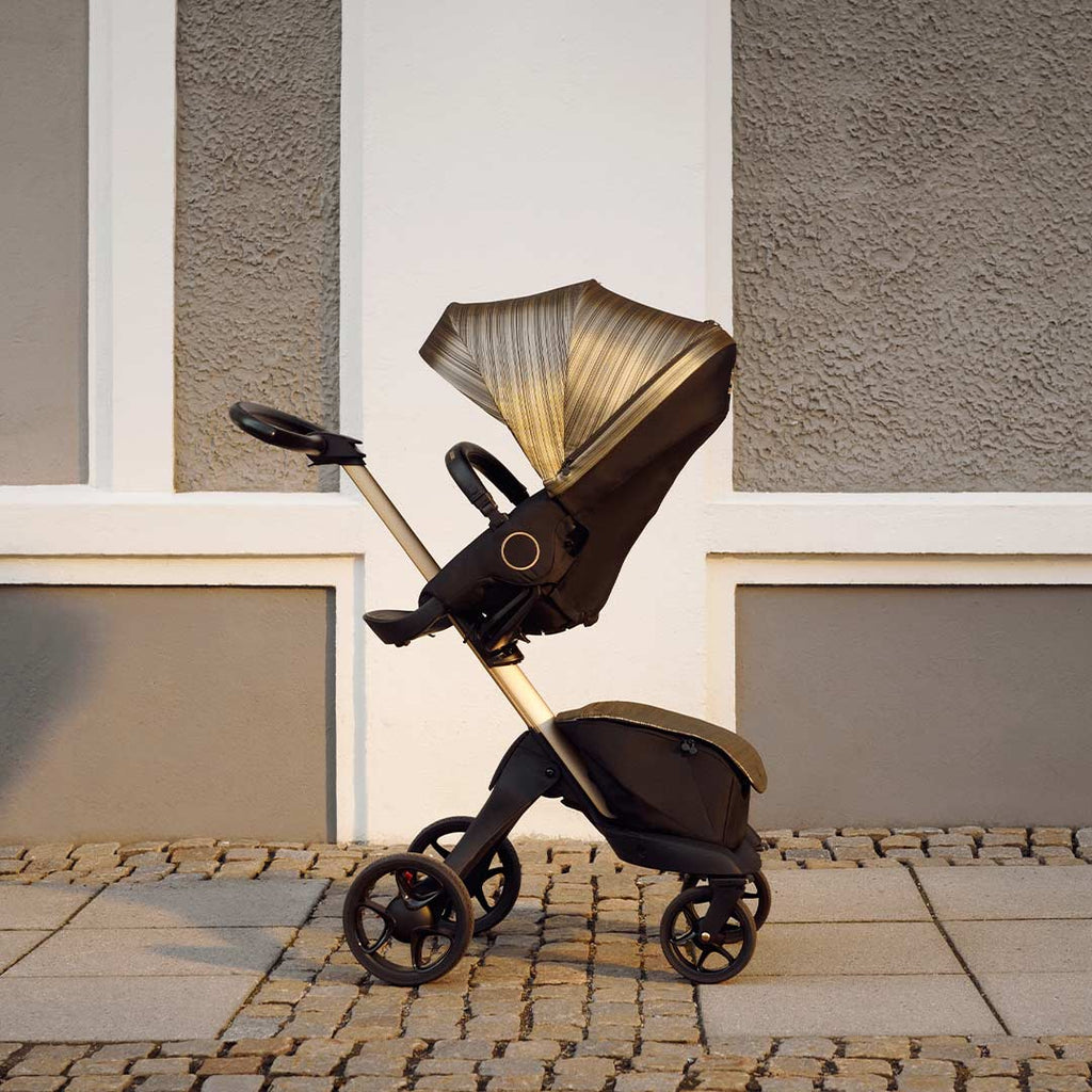 Stokke Xplory X Pushchair - Gold Edition - Strollers - Buggy - The Baby Service