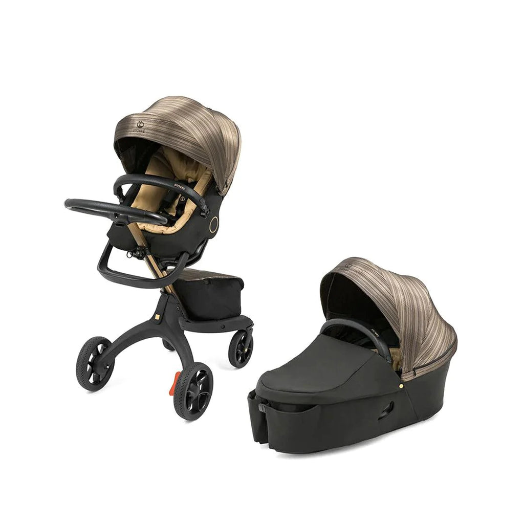 Stokke Xplory X Pushchair - Gold Edition - Strollers - With Carrycot - The Baby Service