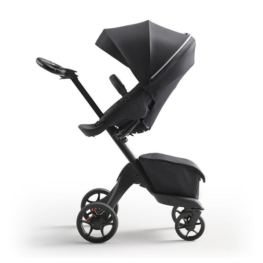 Plain best sale black stroller