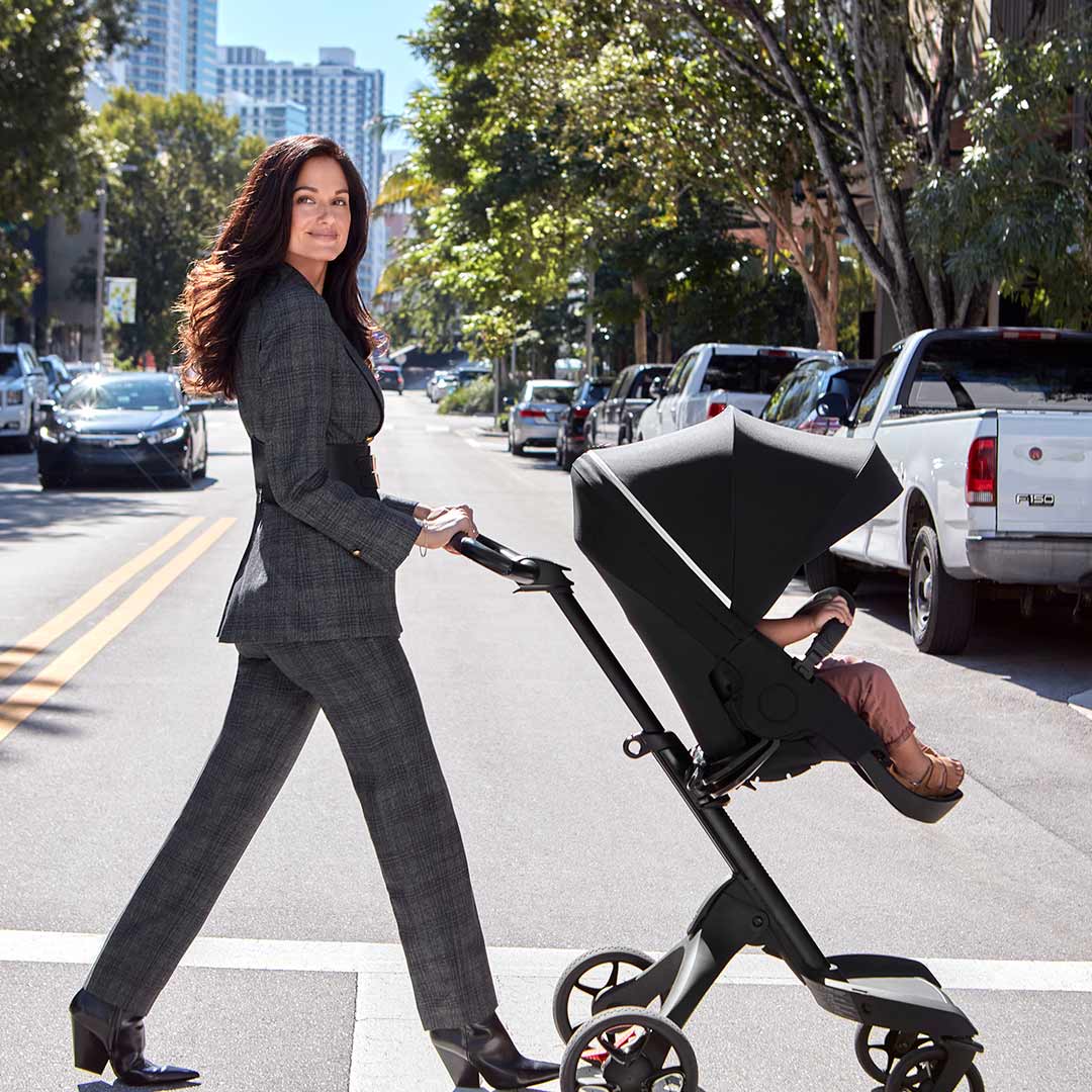 stokke xplory stroller car seat Stokke Xplory X Pushchair - Rich Black | Strollers