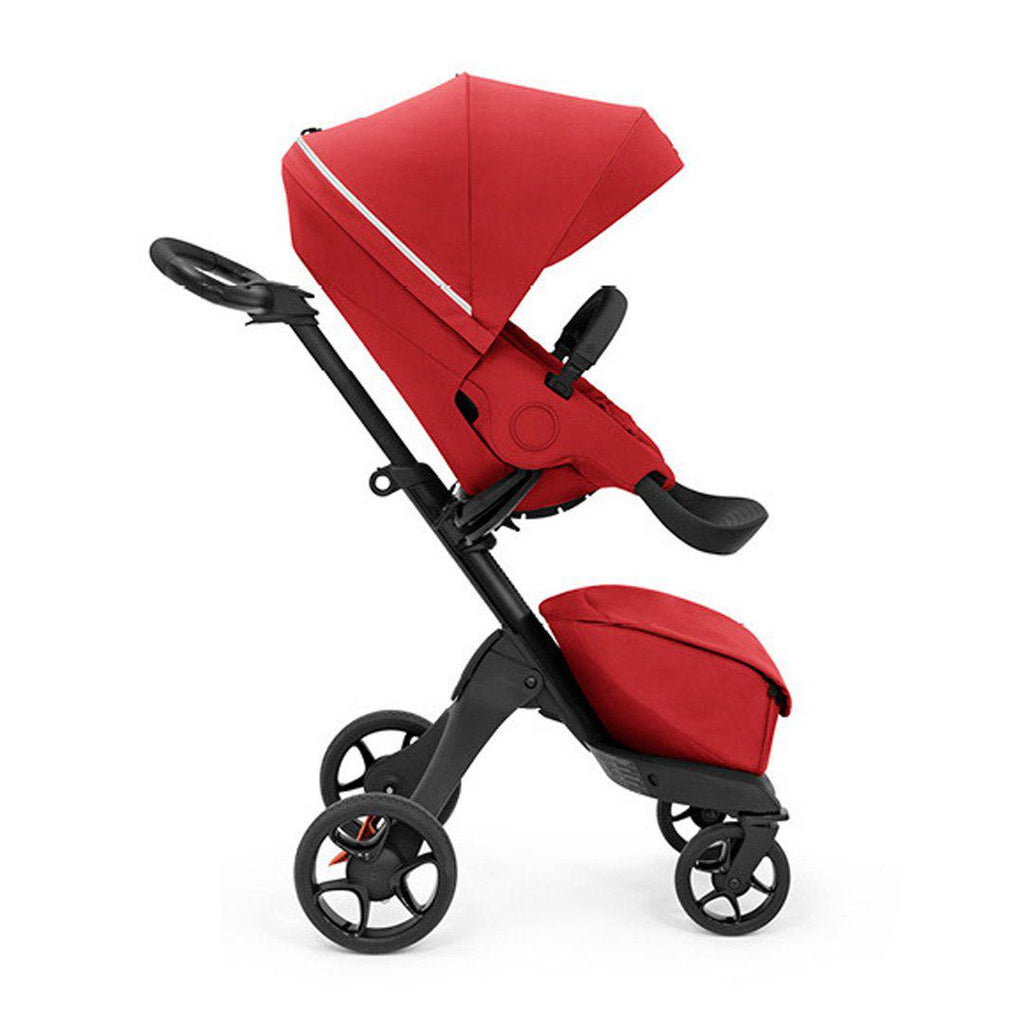 Stokke Xplory X Pushchair - Ruby Red - Stroller - The Baby Service - Side View