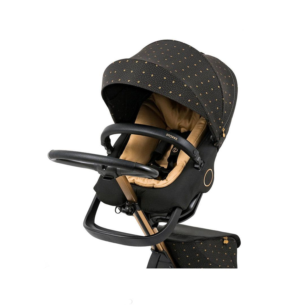 Stokke Xplory X Pushchair - Signature Black Edition Stroller - The Baby Service - Close up