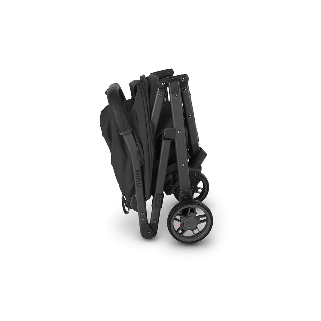 UPPAbaby Minu V2 Pushchair - Jake - Stroller - Pram - Black - The Baby Service - Folded Side
