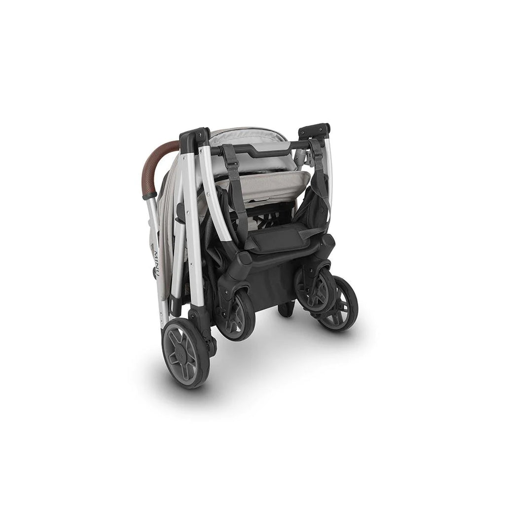 UPPAbaby Minu V2 Pushchair - Stella - Pram - Buggy - Grey - The Baby Service - Folded