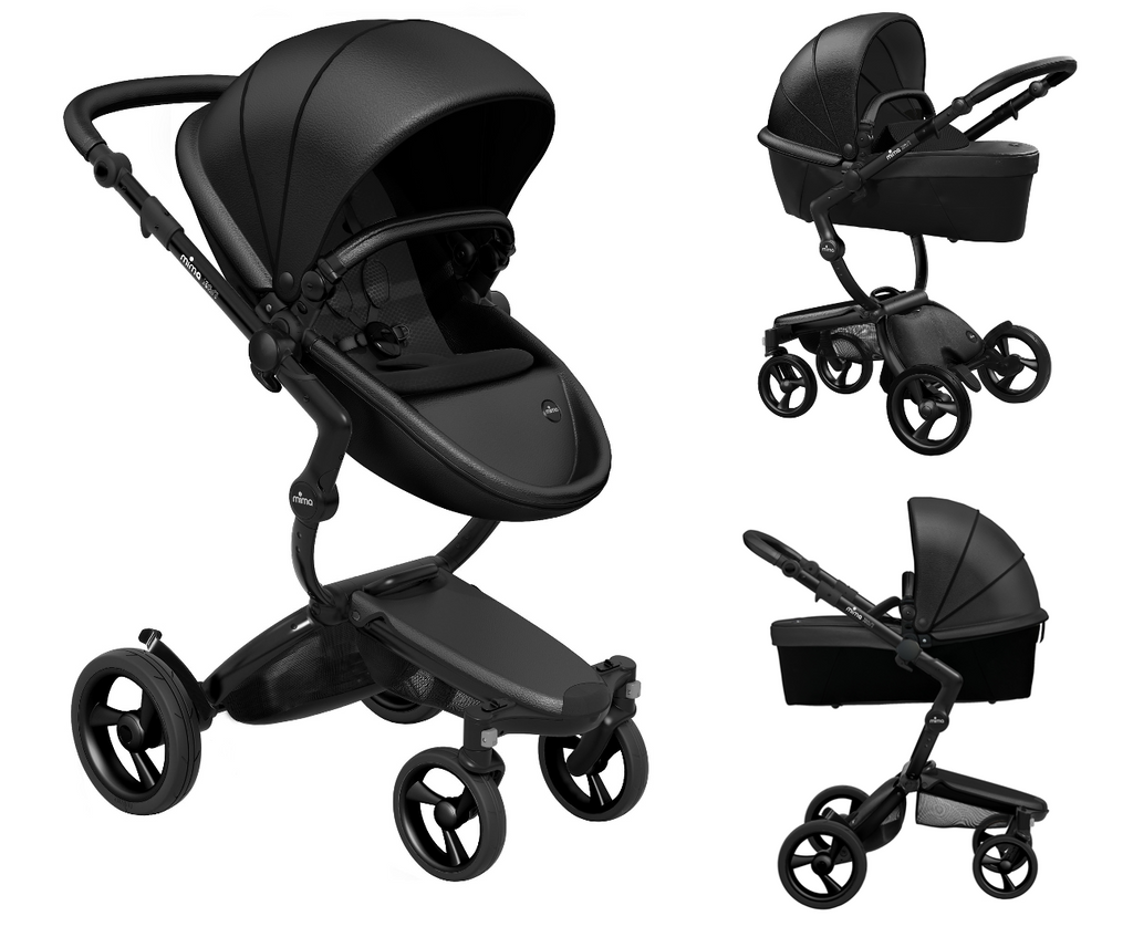 Mima Xari Complete - Black Chassis - Pushchair Stroller - The Baby Service